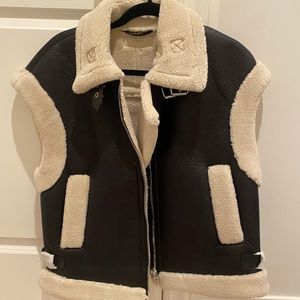 Blank NYC Faux Sherpa Vest - NEVER WORN!